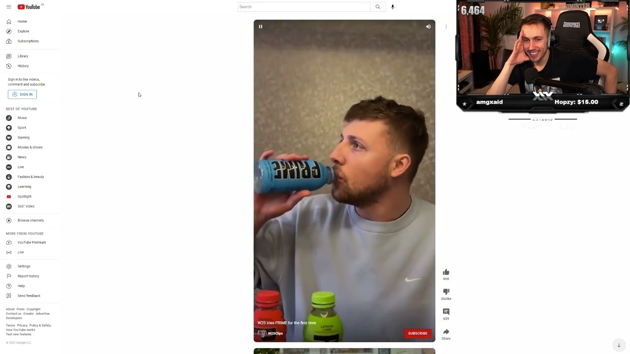 Miniminter Reacts To W2S Trying Prime For The First Time