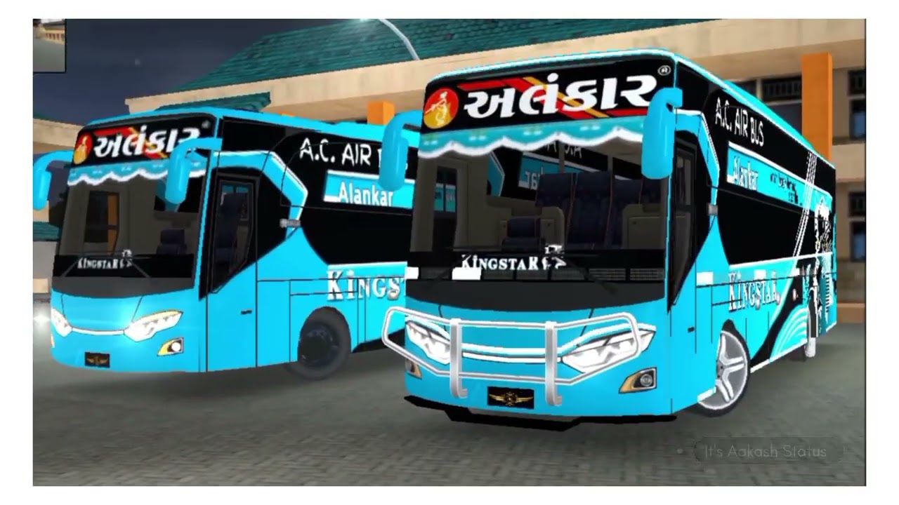 Alankar Travels Bus Simulator Indonesia Game Video || Alankar Travels Bus Livery Video ||