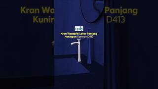 💧 Elegansi Modern: Tidy Kran Wastafel Kuningan Karmoy D413 Zinc Chrome! ✨