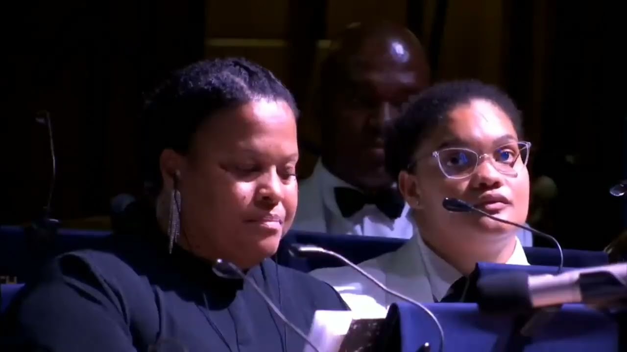 Chief of SA NAVY SEAL Monde Lobese speech at the gala concert 