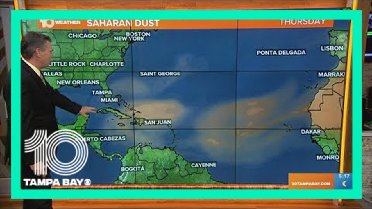 Large plume of Saharan dust heading to Florida this week