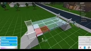 Bloxburg| glass bridge build