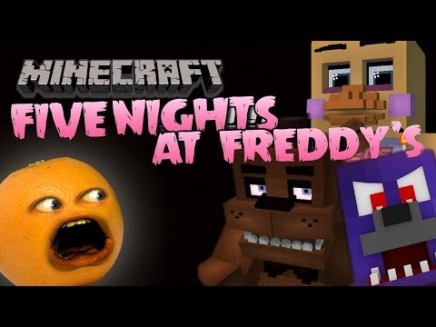 Annoying Orange Plays - FIVE NIGHTS AT MINECRAFT!!