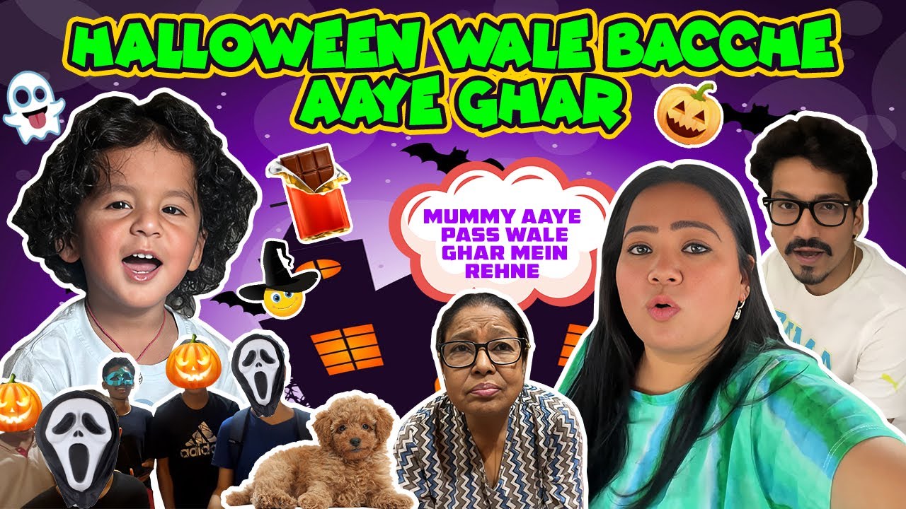 Halloween Wale Bacche Aaye Ghar 🎃🧟‍♂️👻 | Bharti Singh | Haarsh Limbachiyaa | Golla
