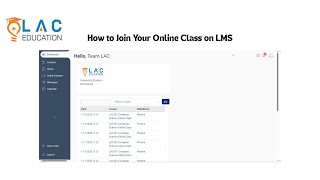 How to Join Your Online Class on LMS – Step-by-Step Guide | LAC Education screenshot 5