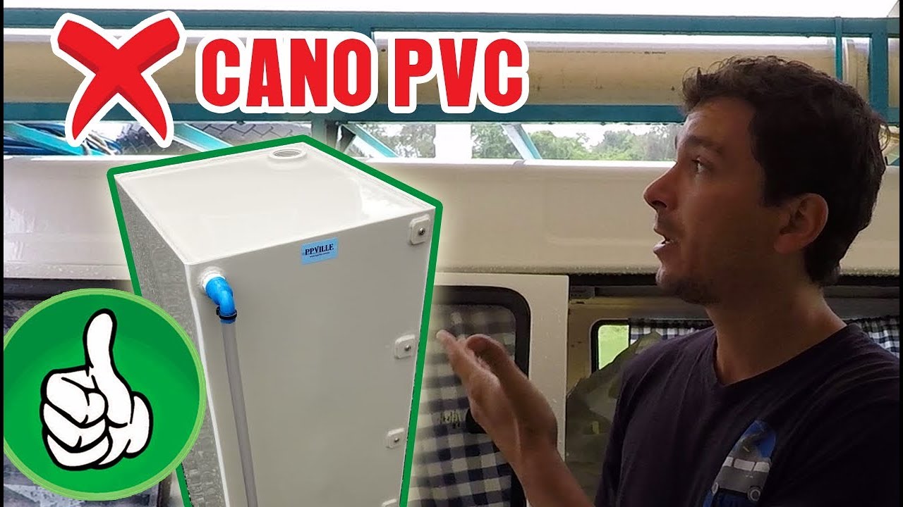 A MELHOR CAIXA D'ÁGUA para KOMBI HOME | Não use cano de PVC