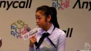 [FanCAM] 20100409 QUEEN Yu-Na Samsung Anycall 'Fan Meeting' part.2 by BubbleB