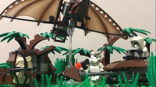 Lego 7139 Ewok Attack Stop Motion Review