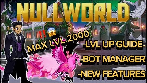 AQW New Level Up + More Updates (NullWorld) 2025 #aqw #privateserver #2025