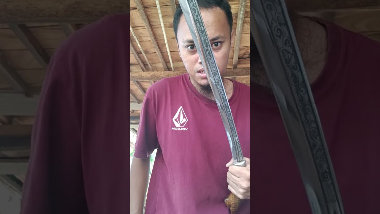 parang bugis panjang bila 70 cm dr besi somel batu