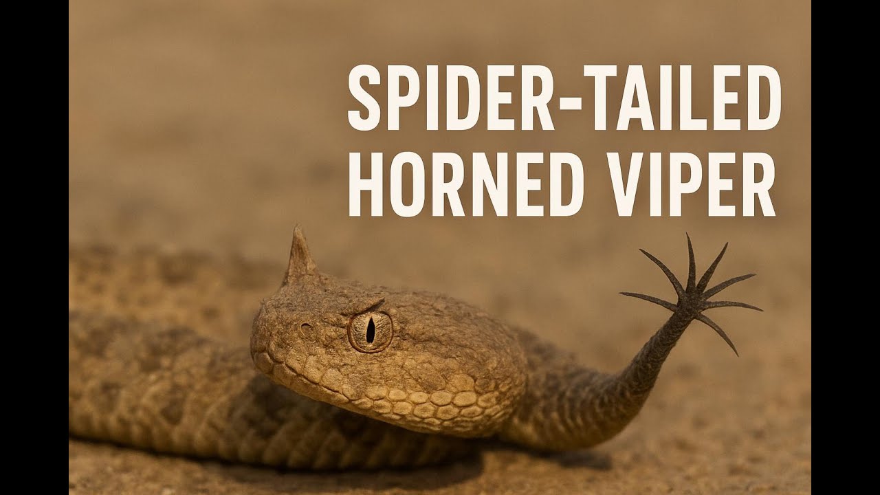 The Snake That Mimics A Spider!
