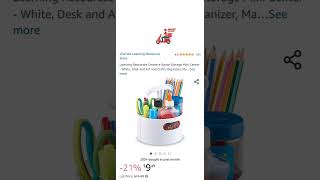 Learning Resources Create-a-Space Mini Storage – White | Desk, Art & Craft Organizer  #discountsales