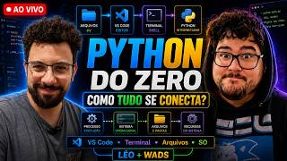 Aprendendo Python do zero com o Léo | Tirando dúvidas ao vivo - Live Coding