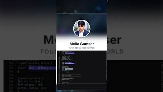 Modern Profile Card UI 🔥 | HTML CSS JS #htmlcss, #javascript, #webdesign