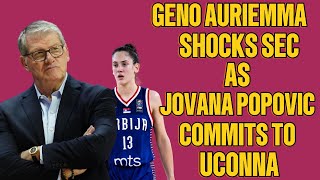 Geno Auriemma STRIKES BACK 😳 UConn Lands International PHENOM Jovana Popovic | Dynasty Reloaded
