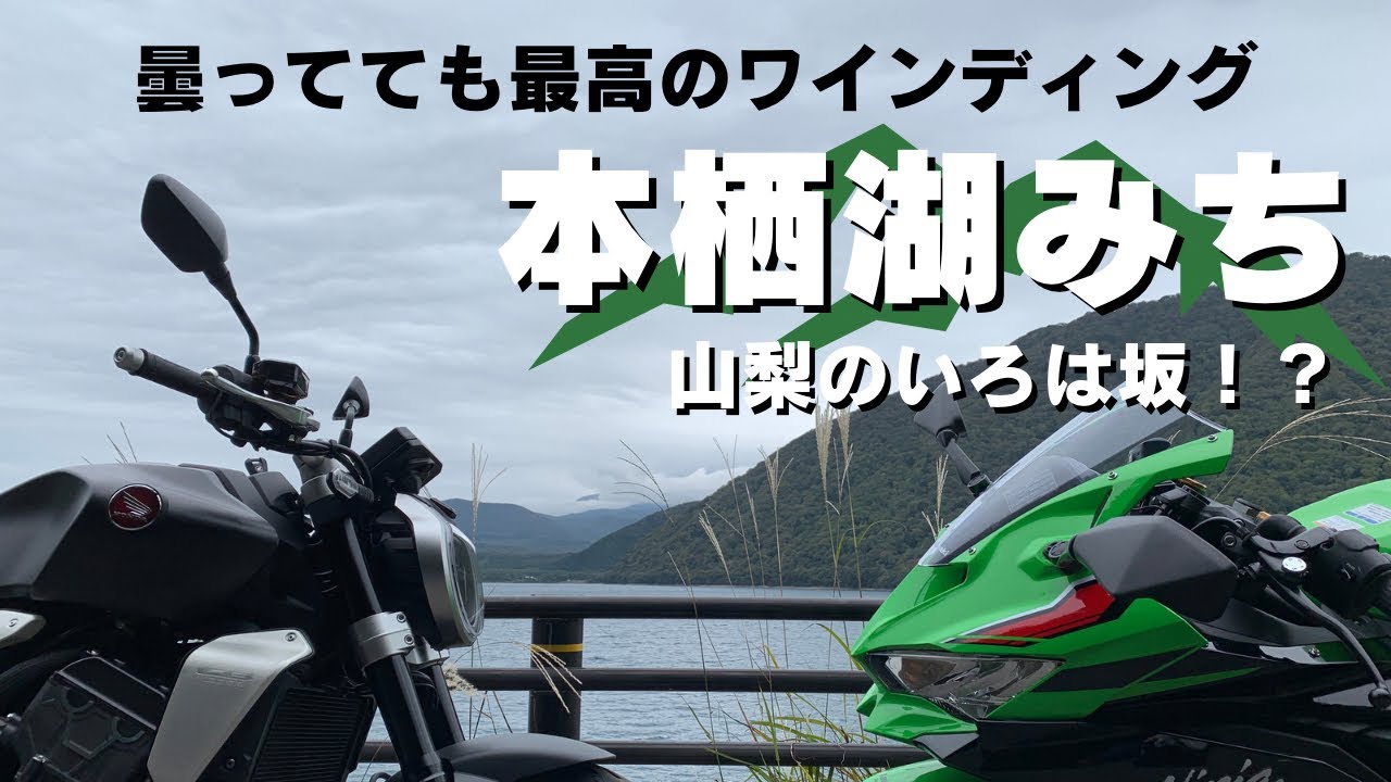 本栖湖ツーリング2】曇りでも最高なワインディングロードをちょい攻め