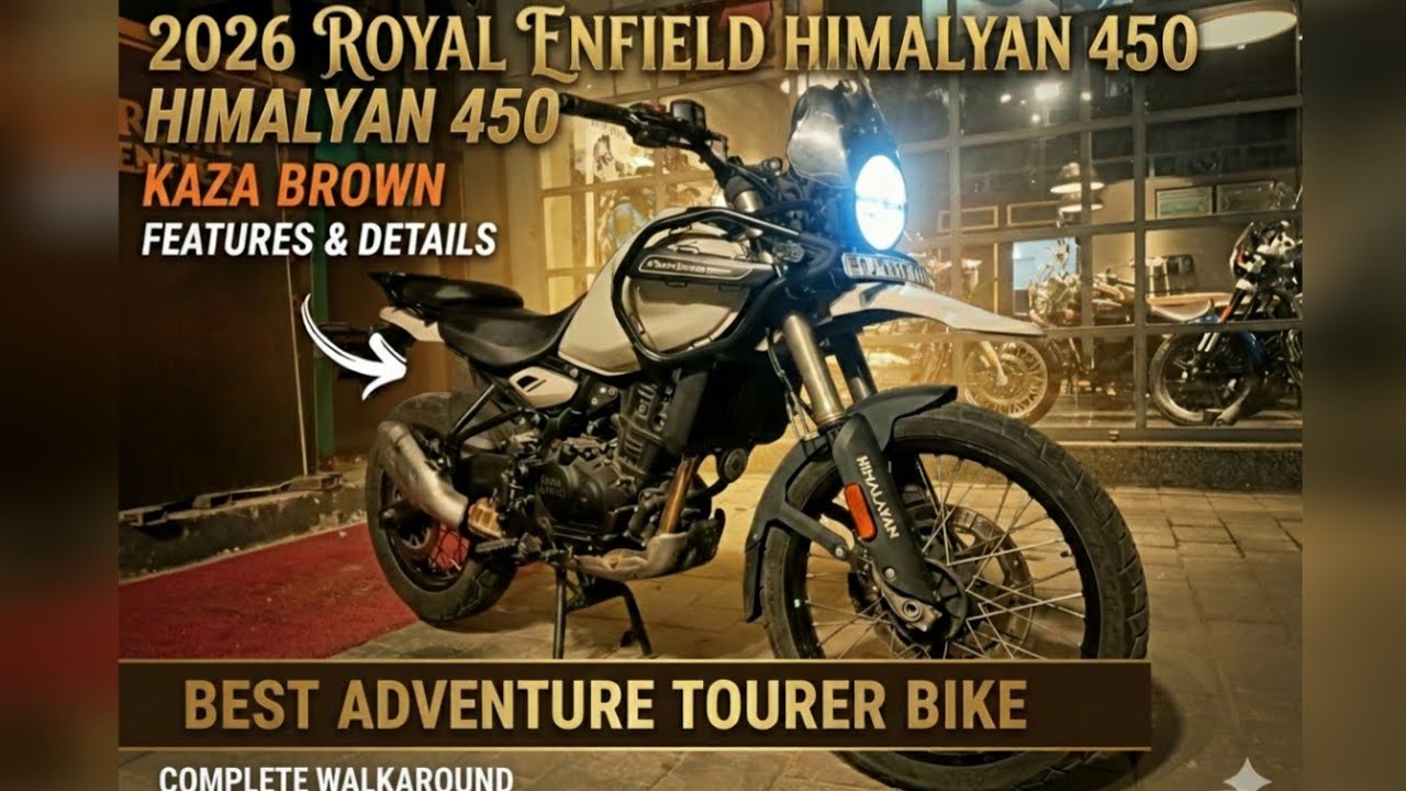 2026 Royal Enfield Himalayan 450 Kaza Brown: Features, Price, Walkaround! ⛰️🏍️