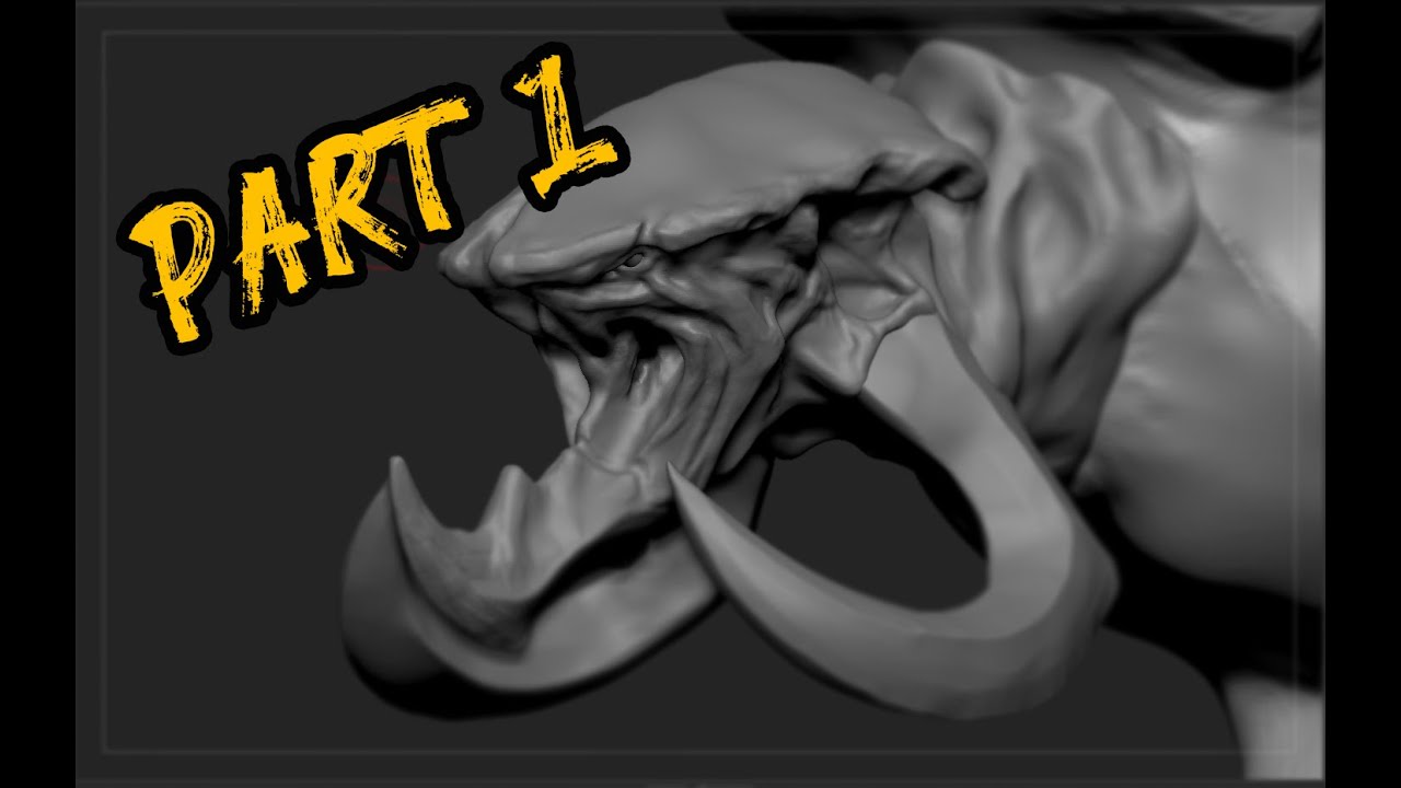 zbrush creature timelapse