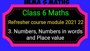 TN 6th maths refresher course module chapter 3 answer key