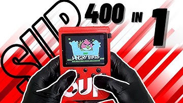 Sup Mini Game Console 400 in 1 Gameboy Unboxing - Super Mario, Mortal Kombat, Angry Birds and more!