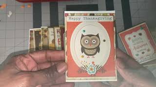 My 2021 Thanksgiving/Fall Cards, Echo Park, A Perfect Autumn