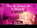 DÍA 46 | 2 SAMUEL 24 &amp; 1 de REYES 1  al 6 | PLAN LA BIBLIA EN 6 MESES