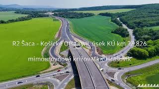 Pohľad Na Výstavbu Juhovýchodného Obchvatu Košíc, R2 Šaca-Košické Oľšany Ii. Úsek 12.06.2025