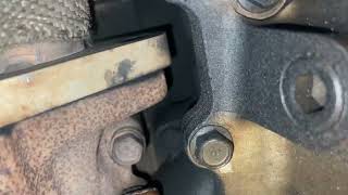 Exhaust leak causing boost leak Duramax 6.6