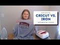 Iron vs Cricut Infusible Ink T Shirts