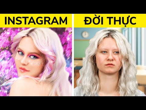 INSTAGRAM VS ĐỜI THỰC || Thủ thuật nổi tiếng trên Internet