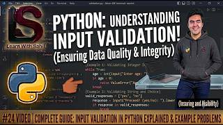 Python Input Validation Tutorial | Mastering Input Validation Loops & Methods | IGCSE | Programming