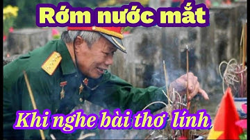 Rớm nước mắt khi nghe thơ của lính -  VIẾNG HỒN CHIẾN SỸ VỊ XUYÊN - Thơ - Ngô Dụng