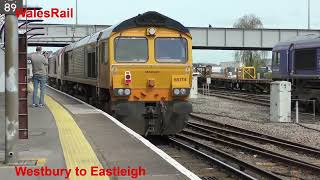 Eastleigh Freight no containers 12th April 2024