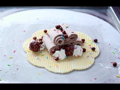 Video: Paano Gumawa Ng Mga Almond Ice Cream Roll