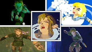 Evolution Of Link Drowning In 3D Legend Of Zelda Games 1998-2017