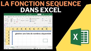 créer une liste de nombres séquentielle excel