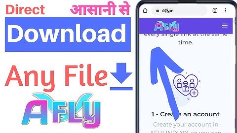 Afly se Download kaise karte h? How to download from afly in hindi ? Direct Tricks
