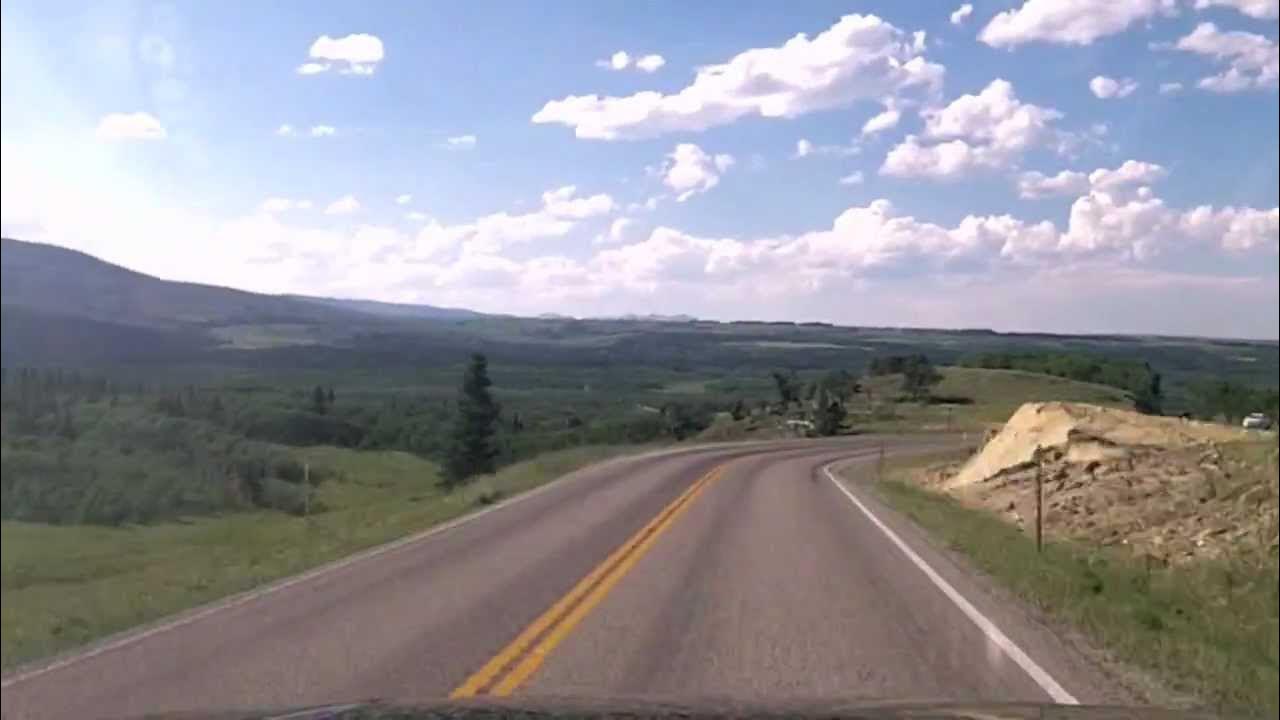 Drivelapse Browning, MT to Glacier National Park YouTube