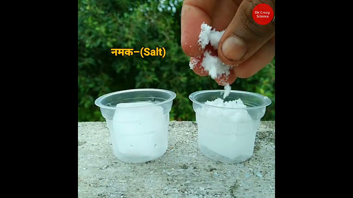 Easy Science Experiment in Home | ice Science Trick | Ice Cube + Salt Trick | #shorts