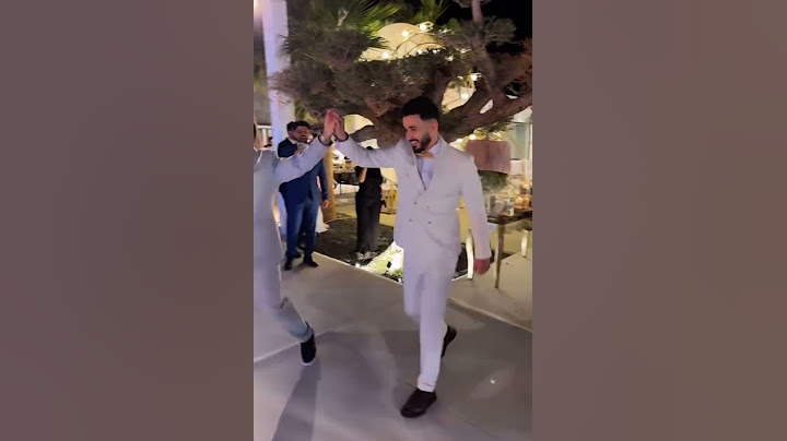 فيديو لـ أسامة مروة وهو يُشارك الشباب الدبكة في حفل خطوبته و شيرين عمارة !❤️