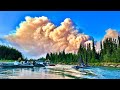 Will the fire reach our Remote Alaskan Cabin!!? ||ALASKA WILDFIRES 2023||