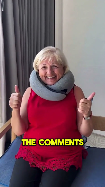 Travel More Comfortably with This Neck Pillow!