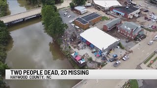 Search continues for 20 missing people in Haywood County