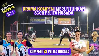 Set_5 Drama company destroys Pelita Husada's score in the semi-final decider