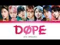 Capture de la vidéo Bts - Dope / Sick (방탄소년단 - 쩔어) [Color Coded Lyrics/Han/Rom/Eng/가사]