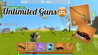 Rocket Royale   , I got unlimited Guns from hacker , Gameplay # 10