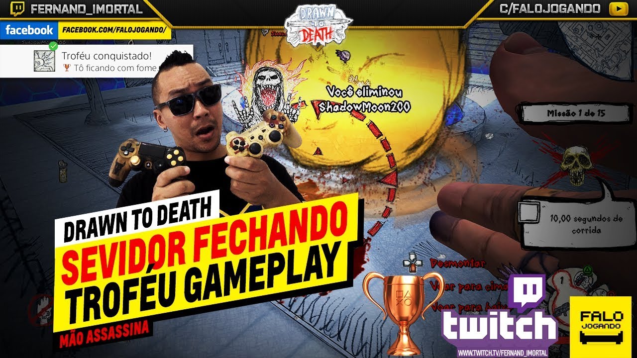 🔵 🎮 DRAWN TO DEATH PS4 | Troféu I'm getting hungry.