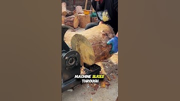 High-Speed Wood Splitting! 🪵