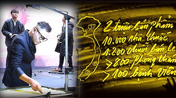 Vẽ tranh trên cát sự kiện tại Hà Nội Doppel herz - Nghệ sĩ Nguyễn Tiến #vetranhcat