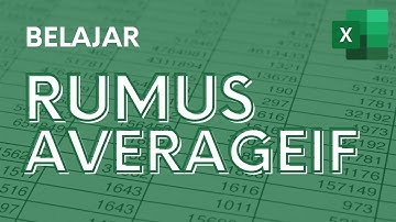 Belajar Rumus AVERAGEIF - Tutorial Excel Pemula - ignasiusryan